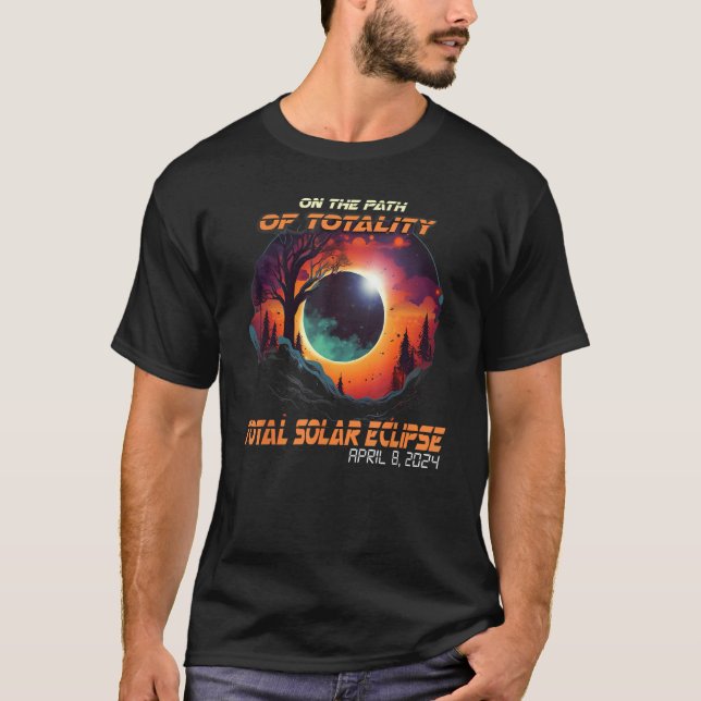 T-shirt Countryside On The Path Of Totality Total Solar Ec (Devant)