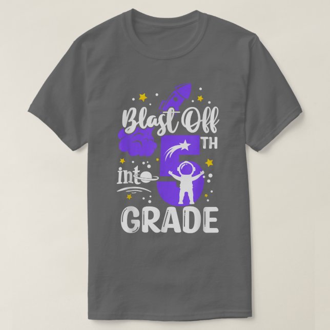 T-shirt Coup De Feu Dans Les Garçons De 5E Année Espace Ex (Design devant)