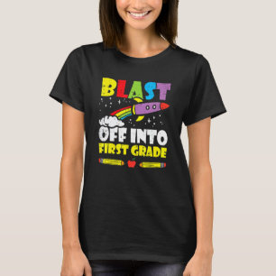 T-shirt Coup De Feu En 1Ème Année Rocket Premier Jour De L