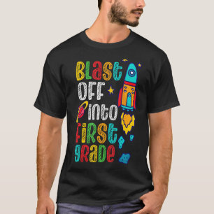 T-shirt Coup De Feu En 1Ème Année Rocket Premier Jour De L