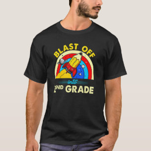 T-shirt Coup De Feu En 2E Année Rocket Premier Jour De L'É