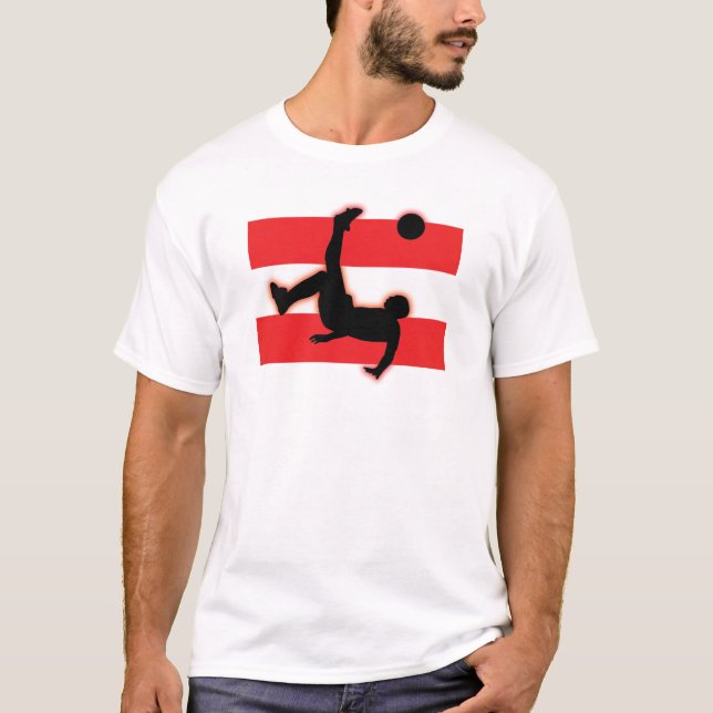 T-shirt Coup-de-pied de bicyclette de l'Autriche (Devant)