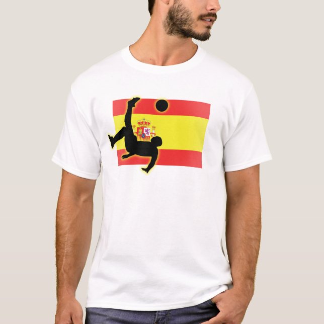 T-shirt Coup-de-pied de bicyclette de l'Espagne (Devant)