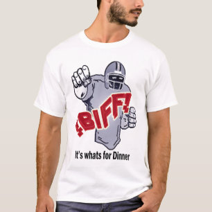 T-shirt COUP DE POING il est ce qui est pour le dîner