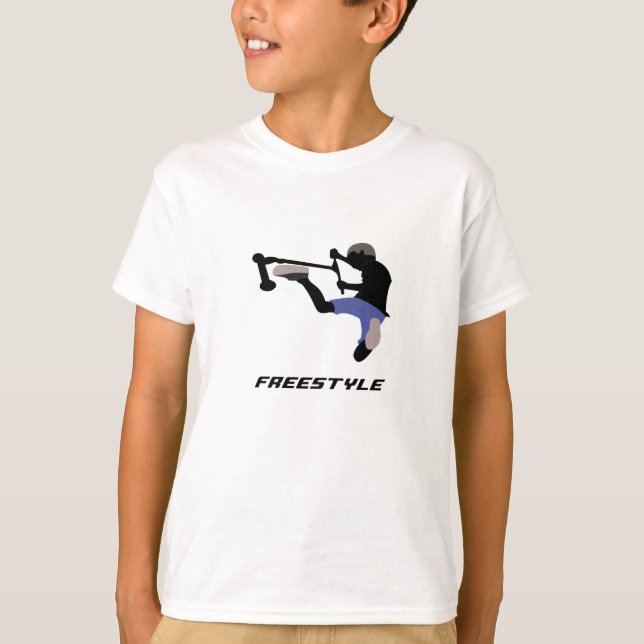 T-shirt Coup de scooter Freestyle (Devant)