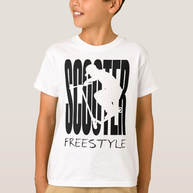 T-shirt Coup de scooter Freestyle (Devant)