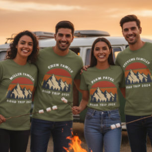 T-shirt Coup de soleil sur la route de réunion familiale p