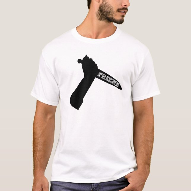 T-shirt Coup de véritables amis vous dans l'avant (Devant)