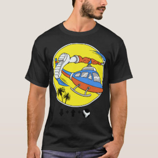 T-shirt Coup d'hélicoptère