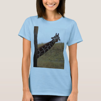 T-shirt Coup d'oeil de girafe un huer