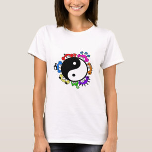 T-shirt coup d'oeil de yang de yin un huer G.