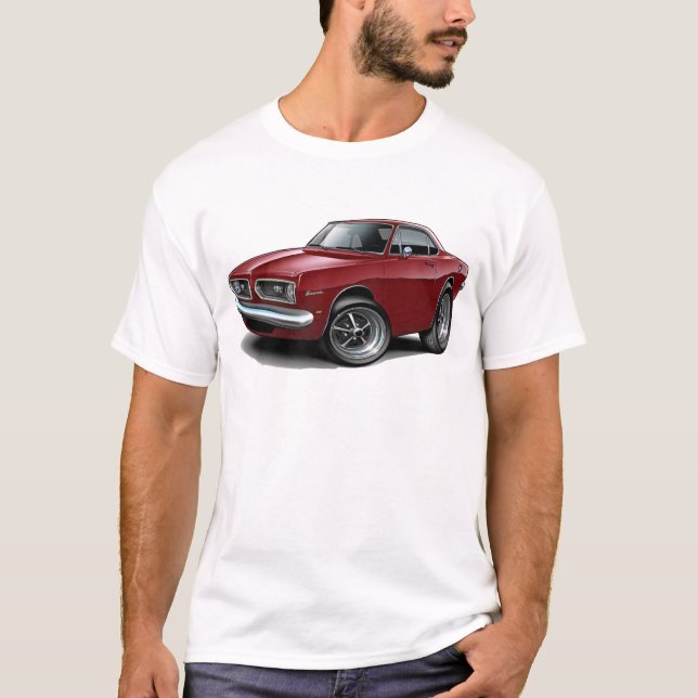 T-shirt Coupé 1967-69 marron de barracuda (Devant)