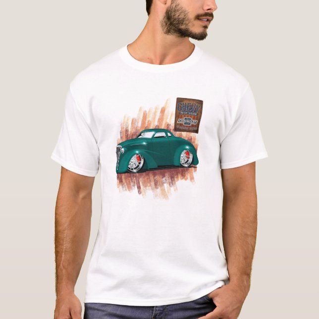 T-shirt Coupe Chevrolet Deluxe 1937 (Devant)