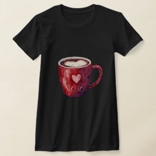 T-shirt Coupe Cœur Rouge