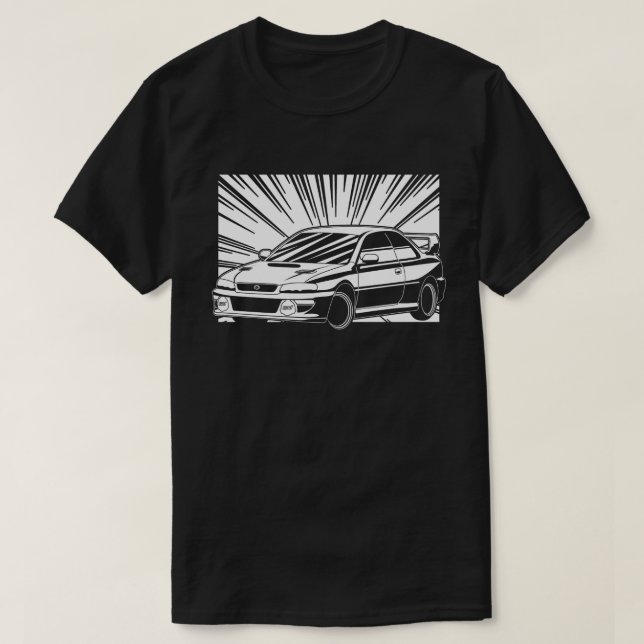 T-shirt coupé de 1G WRX (Design devant)