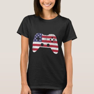 T-shirt Coupe de bière rouge solo tendance 4 juillet Pong