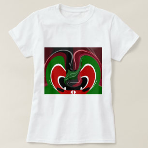 T-shirt Coupe de café Kenya Drapeau Hakuna Matata