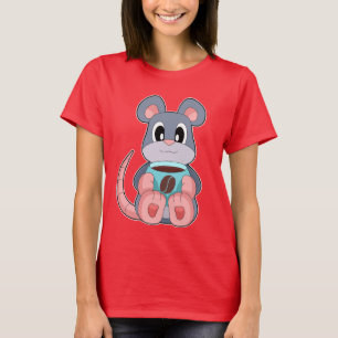 T-shirt Coupe de café souris