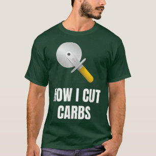 T-shirt Coupe de pizza Comment couper les glucides