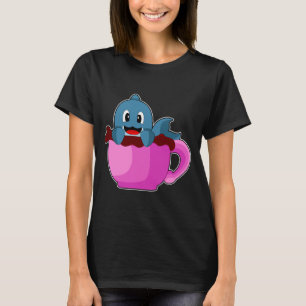 T-shirt Coupe Dolphin Coffee