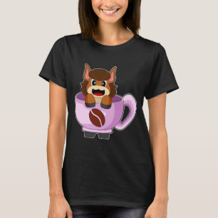 T-shirt Coupe du café du cheval