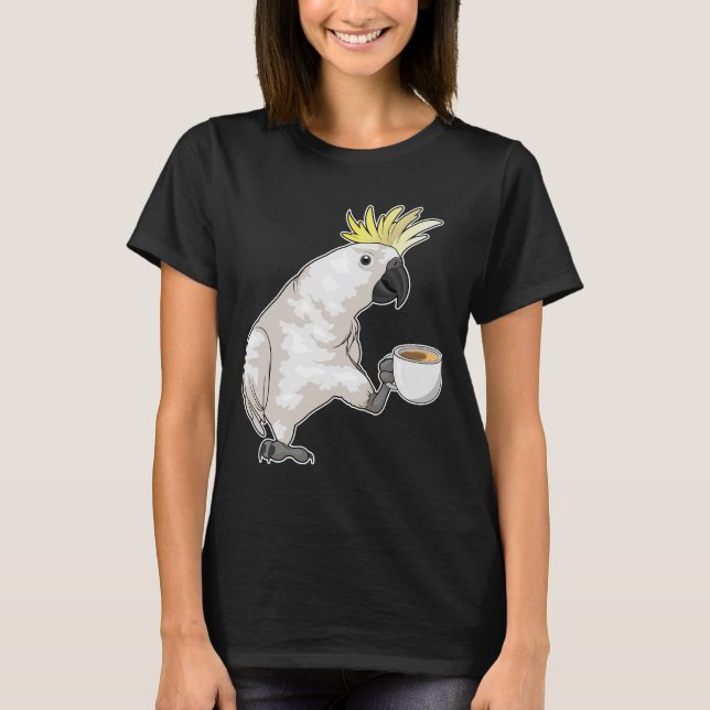 T-shirt Coupe du café perroquet (Devant)