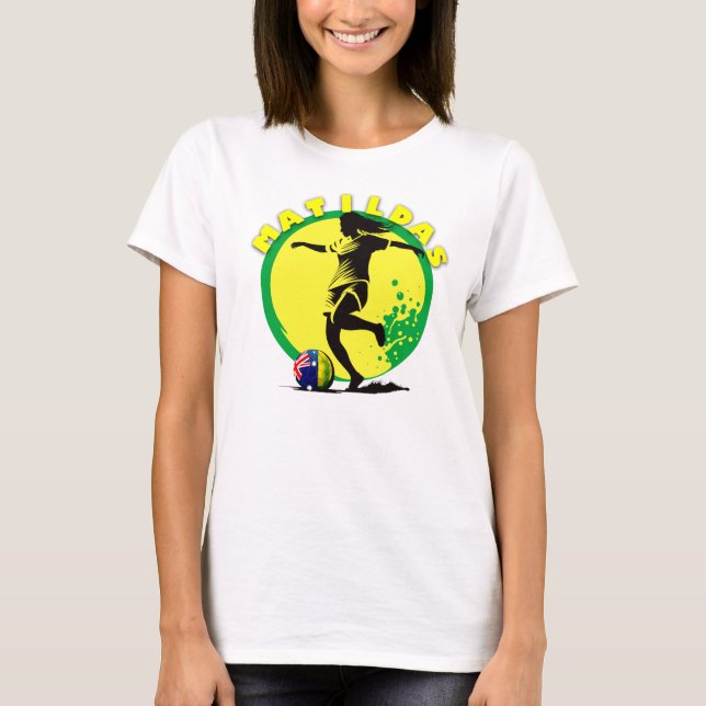 T-shirt Coupe du monde, 2023 Les supporters de Matilda aus (Devant)