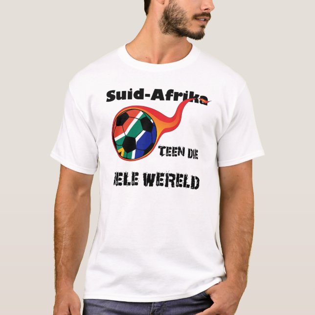T-shirt Coupe du Monde - Afrique du Sud contre le monde (Devant)