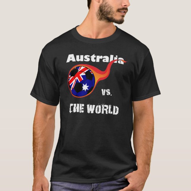 T-shirt Coupe du Monde - Australie contre le Monde (Devant)