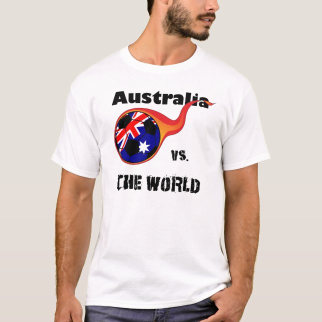 T-shirt Coupe du Monde - Australie contre le Monde (Devant)