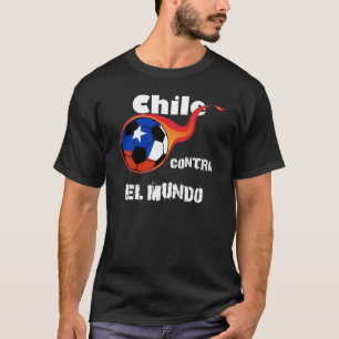 T-shirt Coupe du monde - Chili contre monde