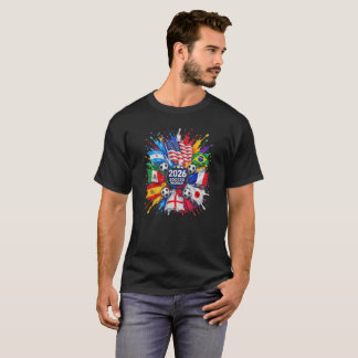 T-shirt Coupe du monde de football 2026