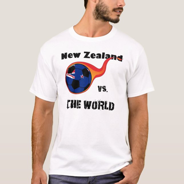 T-shirt Coupe du monde - Nouvelle-Zélande contre le monde (Devant)