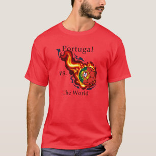 T-shirt Coupe du monde - Portugal contre le monde