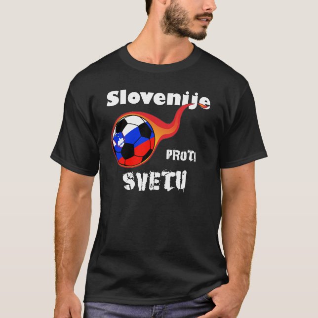 T-shirt Coupe du monde - Slovénie contre le monde (Devant)