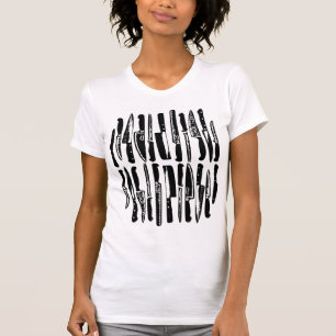 T-shirt Coupe et découpe - Noir
