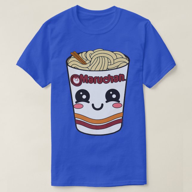 T-shirt Coupe Maruchan Cute Ramen Noodle Face 878 (Design devant)