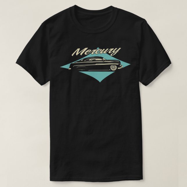 T-shirt Coupe Mercure 1951 Coupe à faible cavalier Coussin (Design devant)