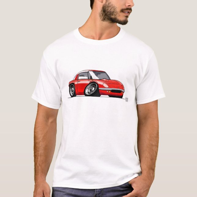 T-shirt Coupé minuscule de l'élan S4 (rouge) (Devant)