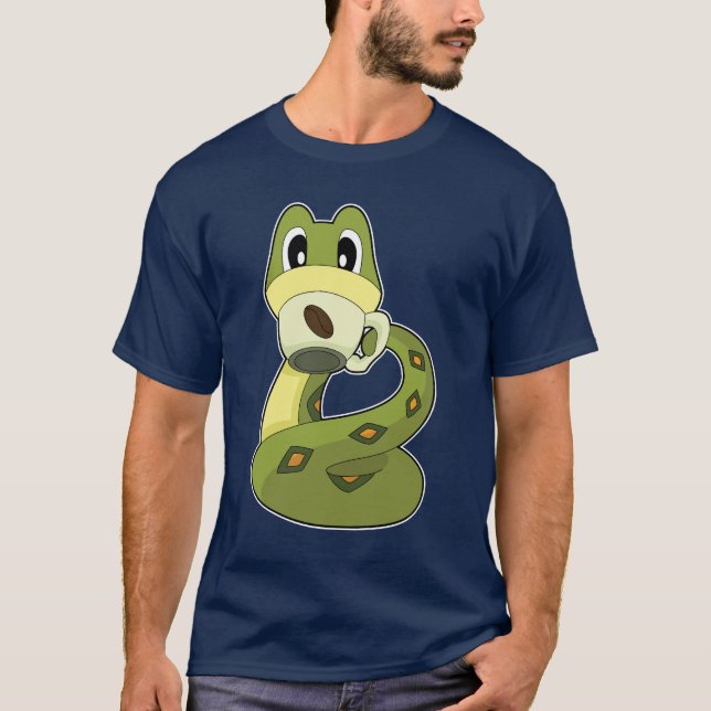 T-shirt Coupe Snake Coffee (Devant)