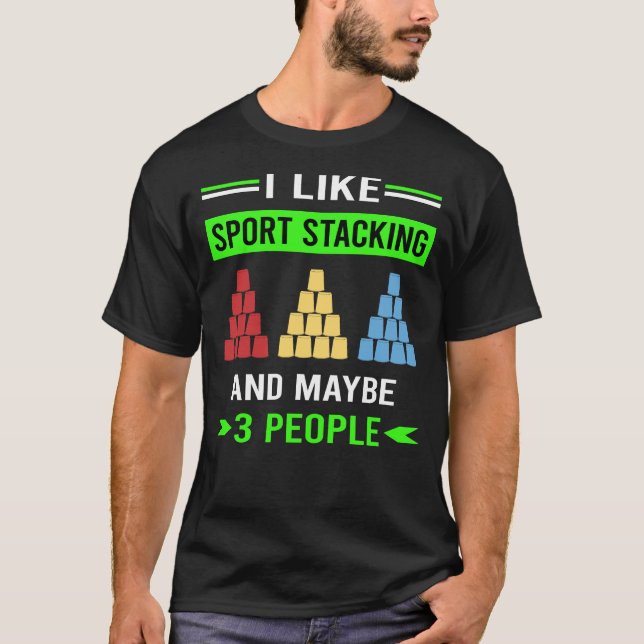 T-shirt Coupe Stacking Sport Stacking Speed Stacking Coupe (Devant)