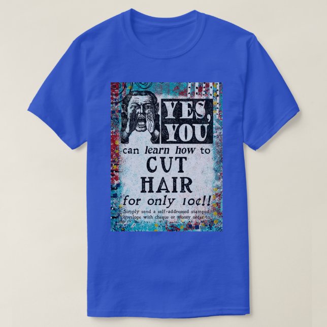 T-shirt Couper les cheveux (Design devant)