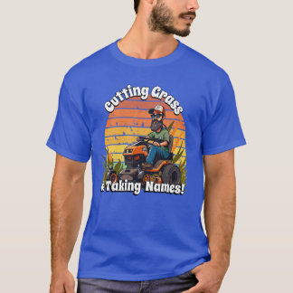 T-shirt Couper l'herbe et prendre des noms