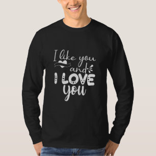 T-shirt Couple Art Je T'Aime Et Je T'Aime