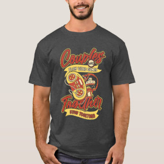 T-shirt Couple de jeux vidéo vintage drôle