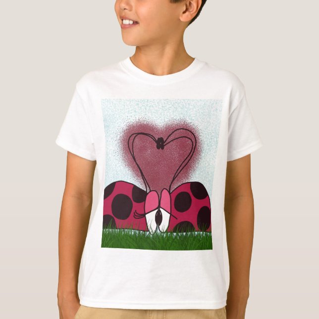 T-shirt Couple de Ladybug mignon (Devant)