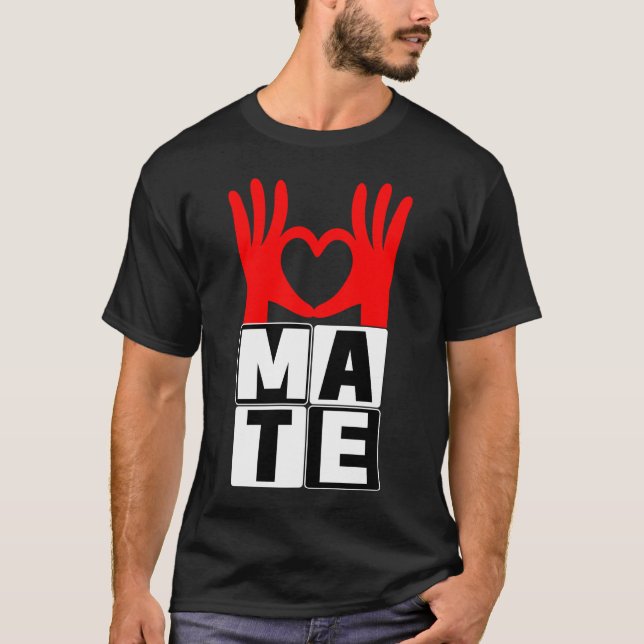 T-shirt Couple de l'âme (Devant)