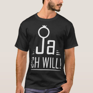 T-shirt Couple de mariés JGA enterrement de vie de jeune f