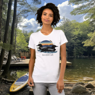 T-shirt Couple de plongeons du lac Butterfield