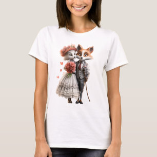 T-shirt Couple Foxy